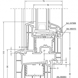 Euro Design 70 PVC logi
